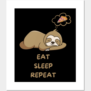 Eat Sleep Repeat Posters and Art